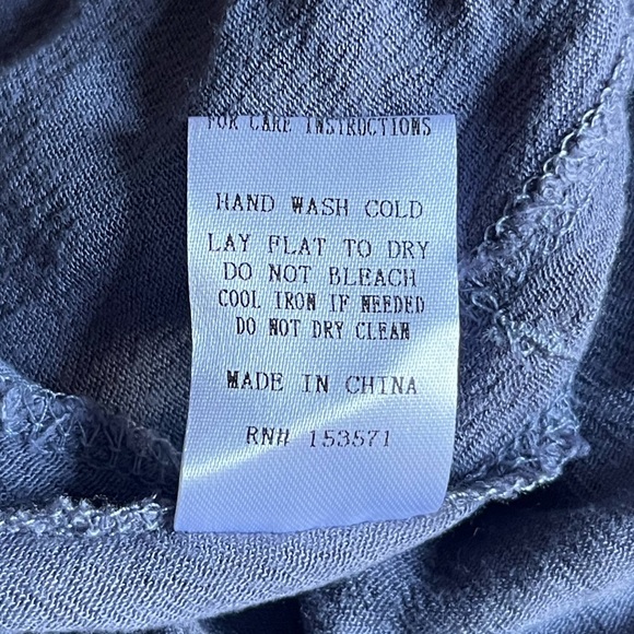 Oli & Hali Slate Blue Oversized Tunic with Button Detail - Picture 6 of 7